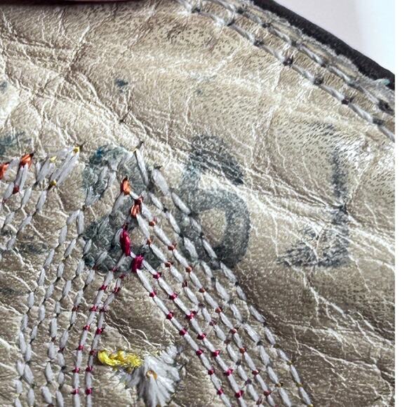 R&R Western Wear Men's Ostrich Cowboy Leather Boots ~Size 7 - Picture 9 of 16